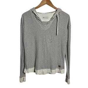 TENTREE Piney Striped Hoodie Sweater Women XS Minimal Hemp Organic Cotton